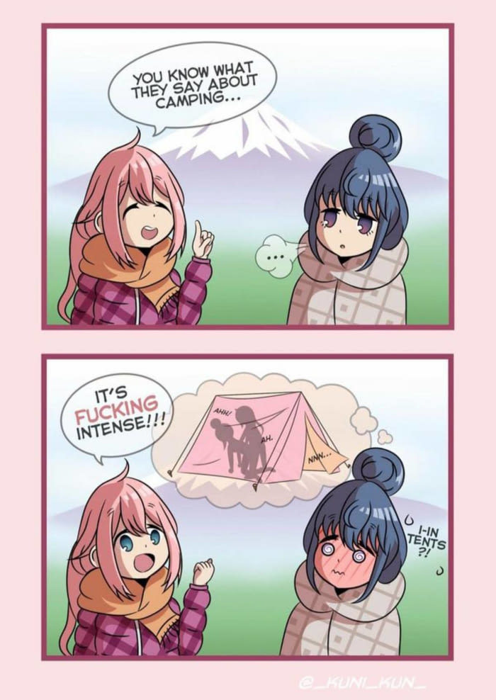 Always nice to fuck in the tent - meme