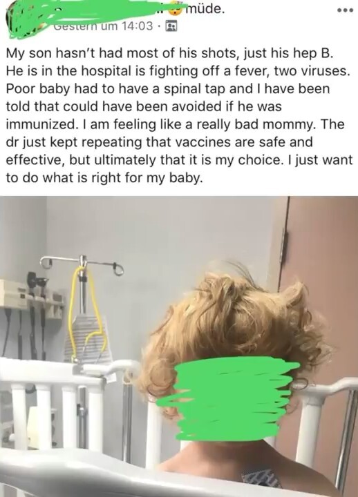 Spinal tap is when they remove spinal fluids by poking a whole in the lower spine its very painfull anti-vaxxers 2/3 - meme