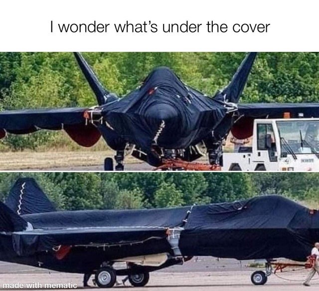 What's under the cover? - meme