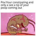 Pooping