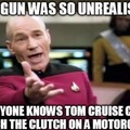 Top Gun is unrealistic