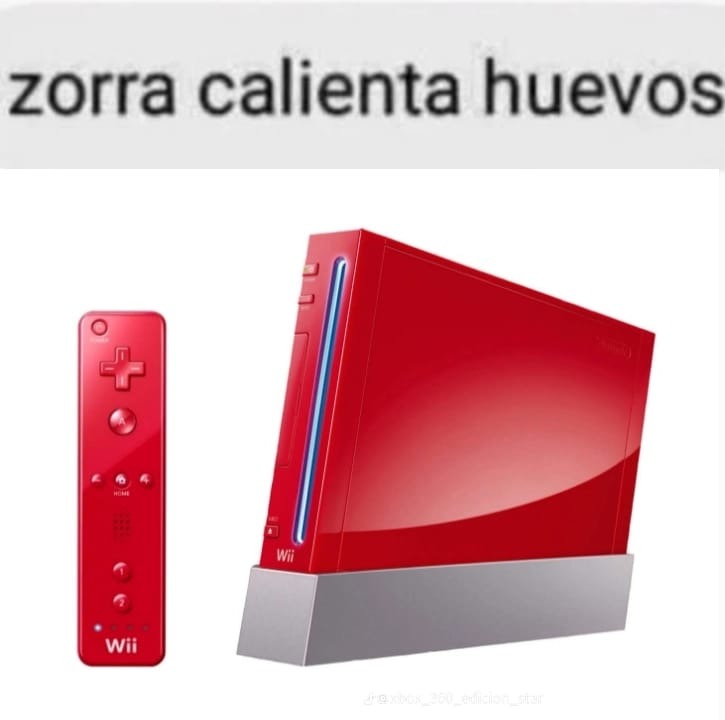 Wii edición red - meme