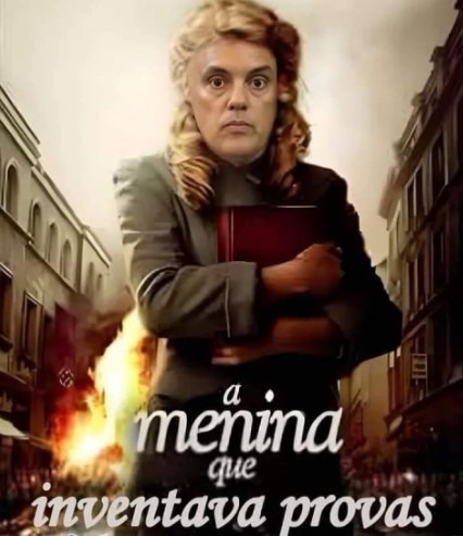 A menina que inventava provas - meme