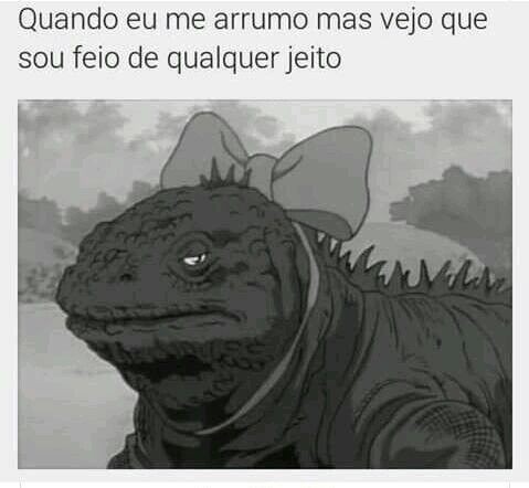 Feio sim desarrumado nunca - meme