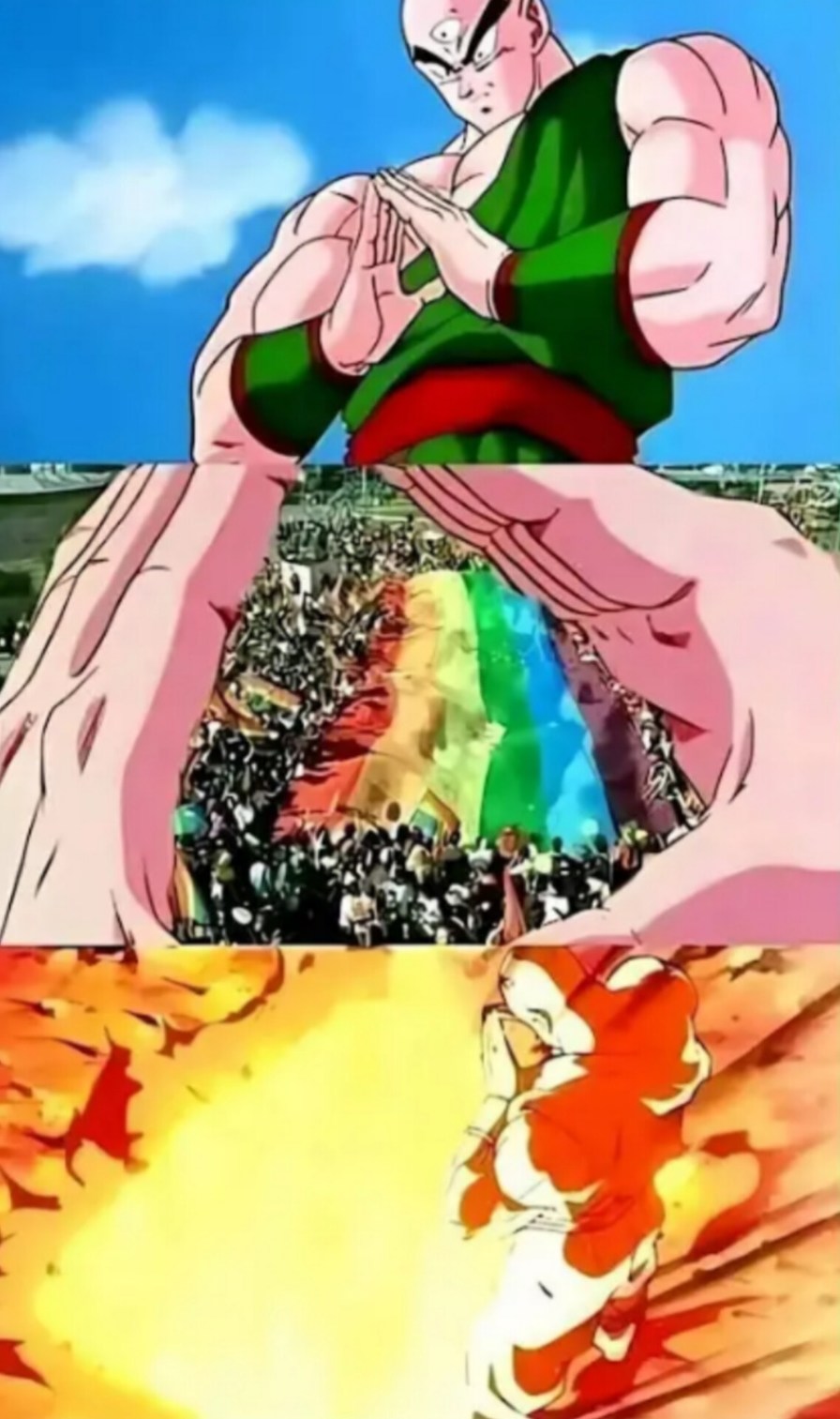 Tenshinhan nesse mês - meme