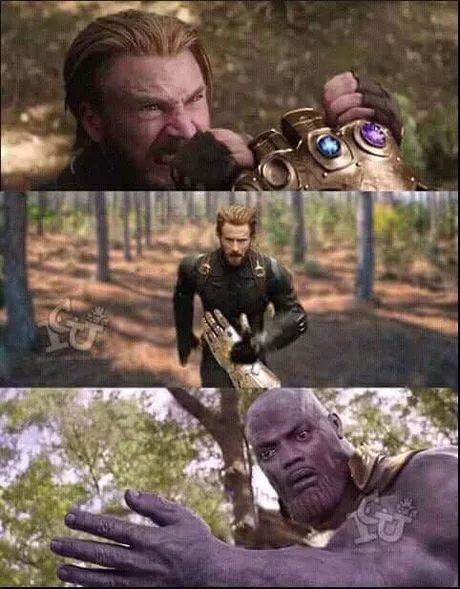 Mal jugado, Thanos:"3 - meme