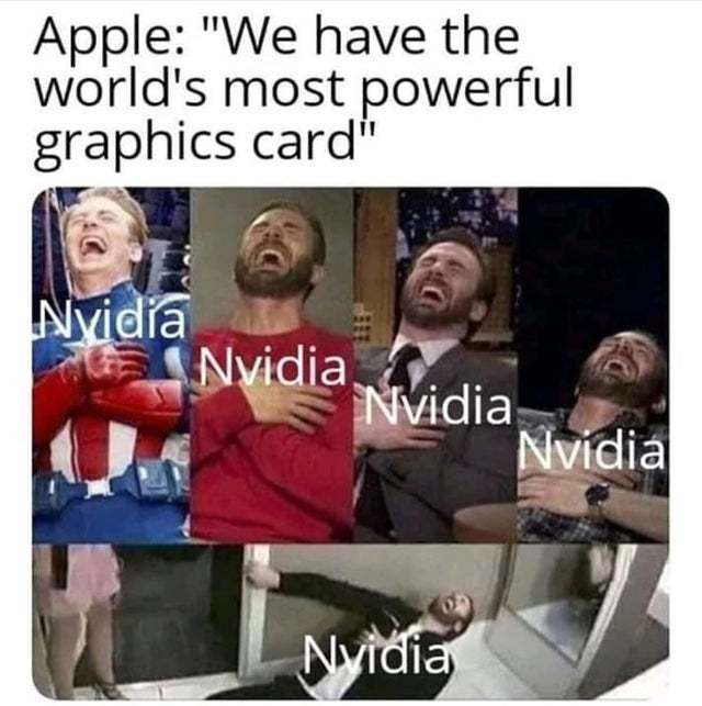 The world's most powerful graphics card - meme