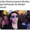 Marilyn Manson parece Nicolas Cage disfrazado de Marilyn Manson