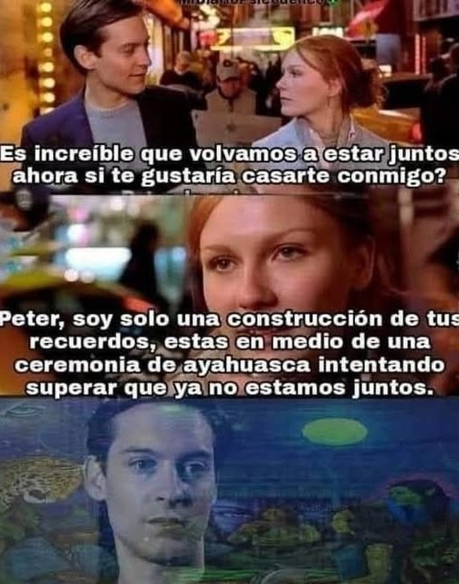 la ayahuasca es una secta - meme