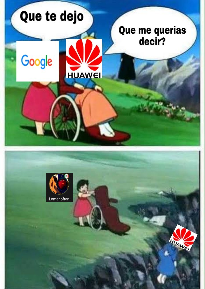 Pobre huawei - meme