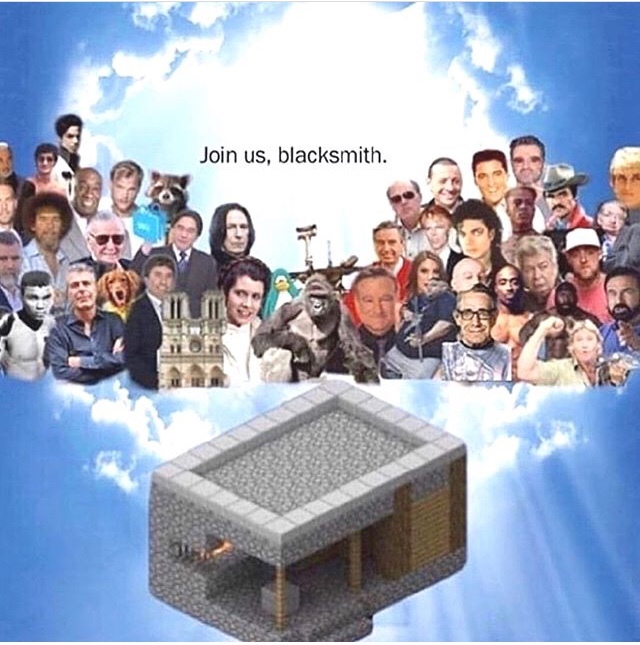 rip blacksmith - meme