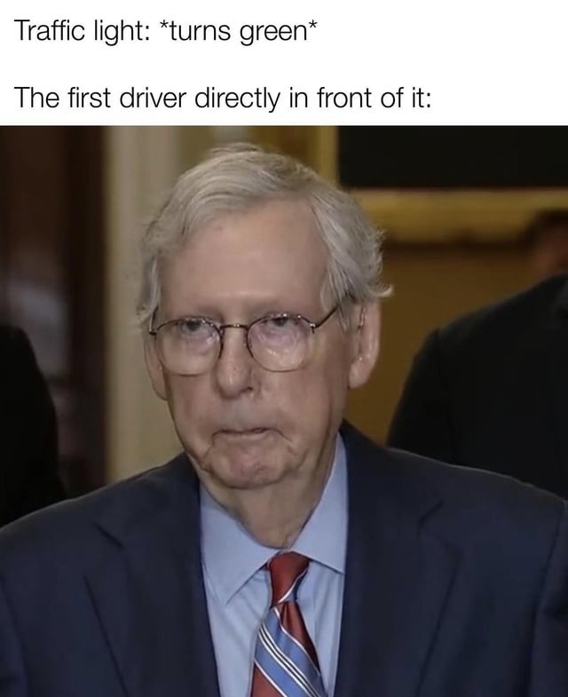 The first driver - meme