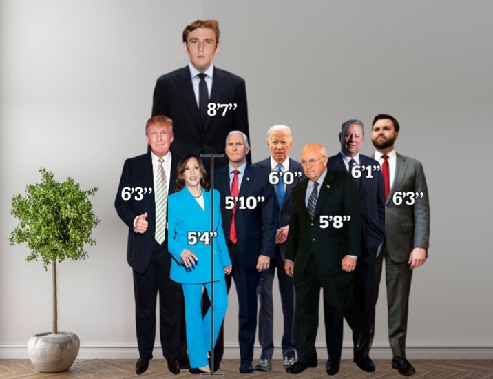 JD Vance height meme