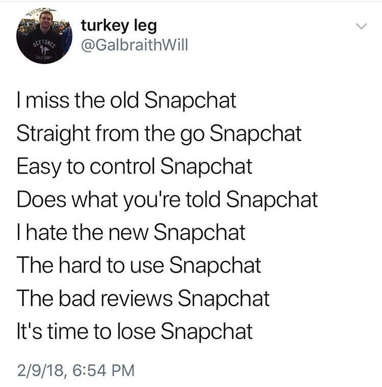 RIP Snapchat - meme