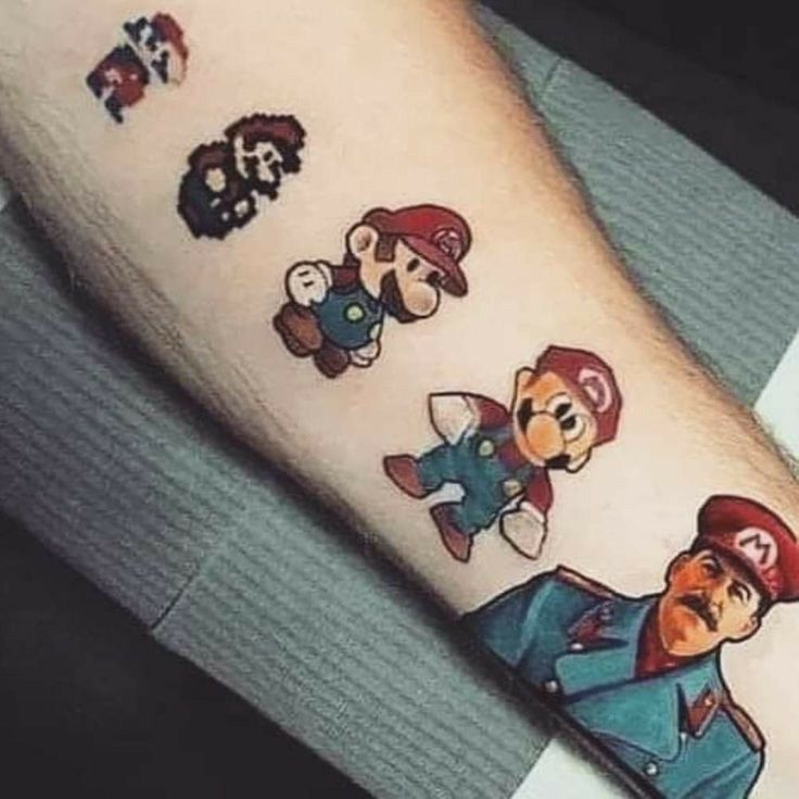 Evoluções do Mario - meme