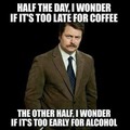 Coffee or alcohol or both?