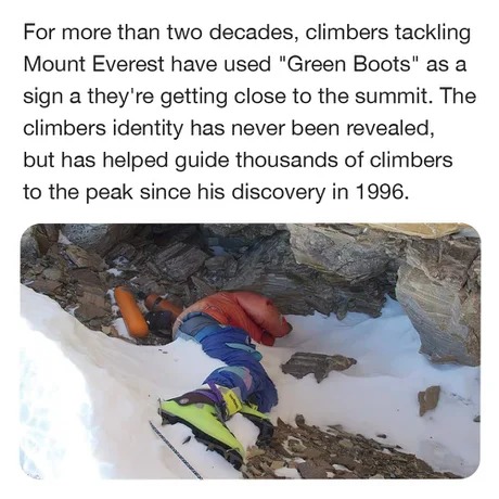Mount Everest climbers - meme