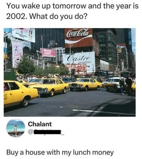 The year is 2002. What do you do? ( - meme