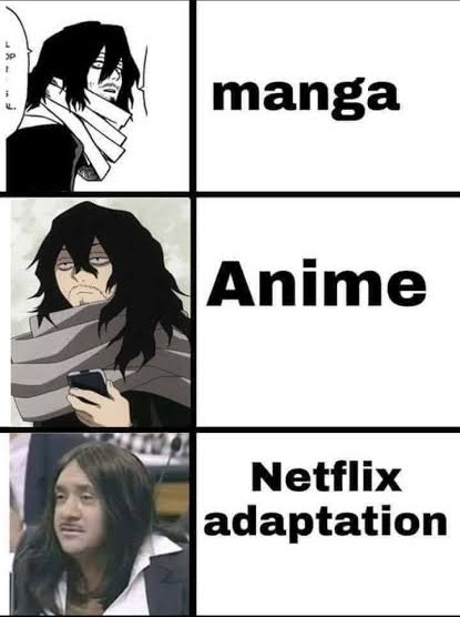 Todos los live action se ven raros - meme
