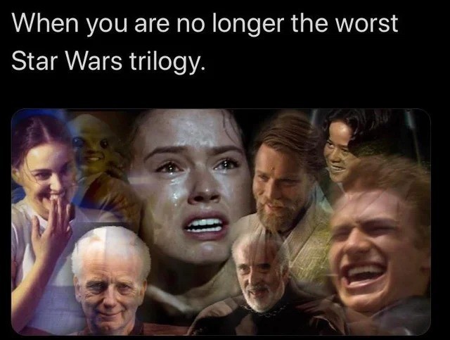Prequels became second best Star Wars trilogy thanks to Disney - meme