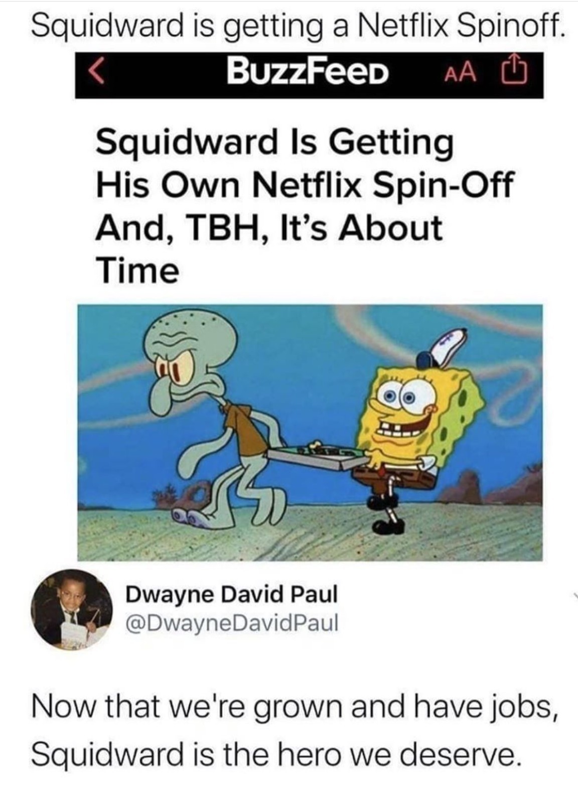 Your Squidward Im Squidward Meme