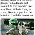 Never question the green ranger