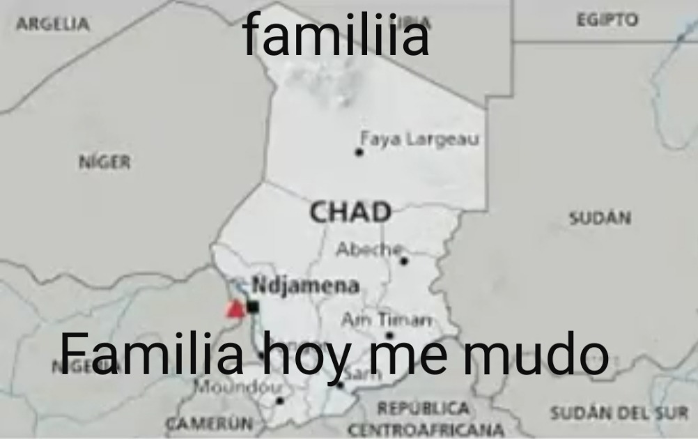 Un país Chad panas - meme