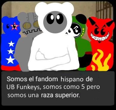 El fandom hispano de UB Funkeys - meme