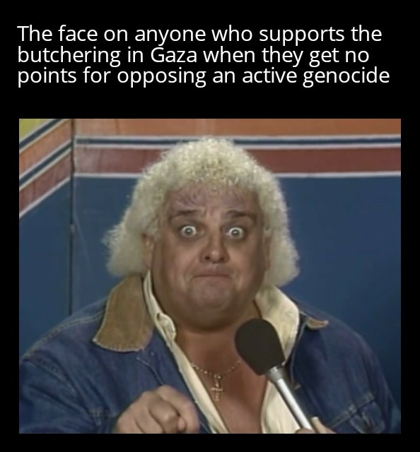 Dusty Rhodes gets exploited for political purpose - meme