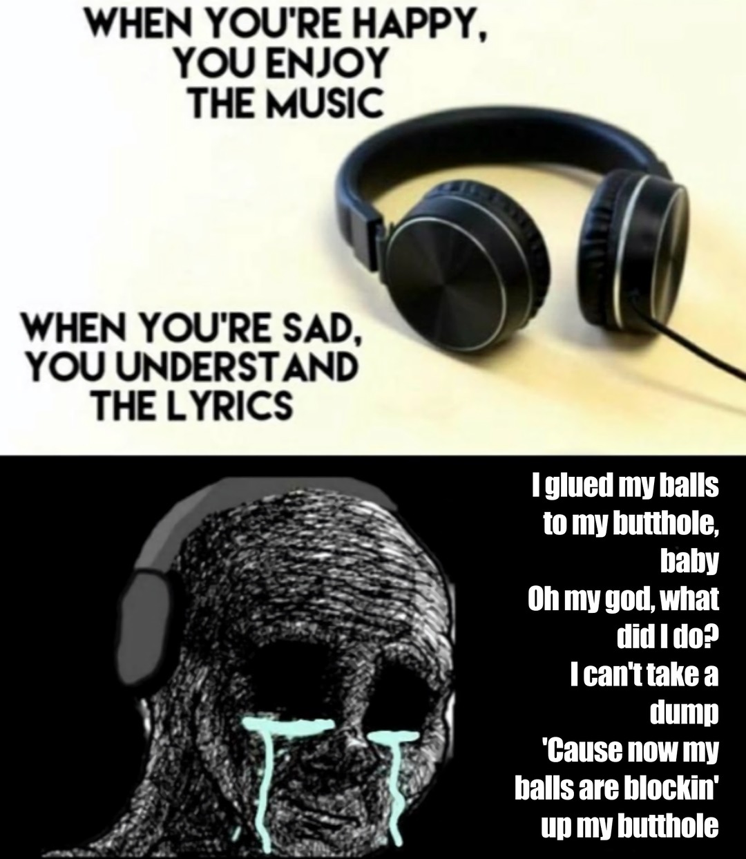 Deep lyrics - meme