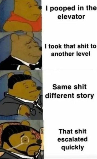 I pooped... - meme