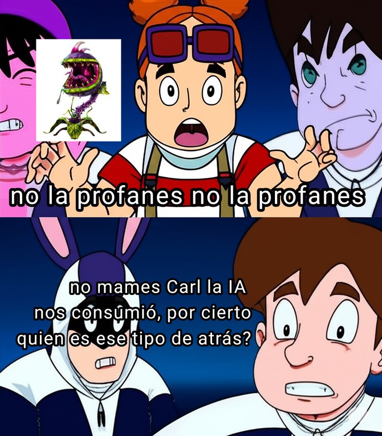 Pinche grupo de pvz, está en todas partes - meme