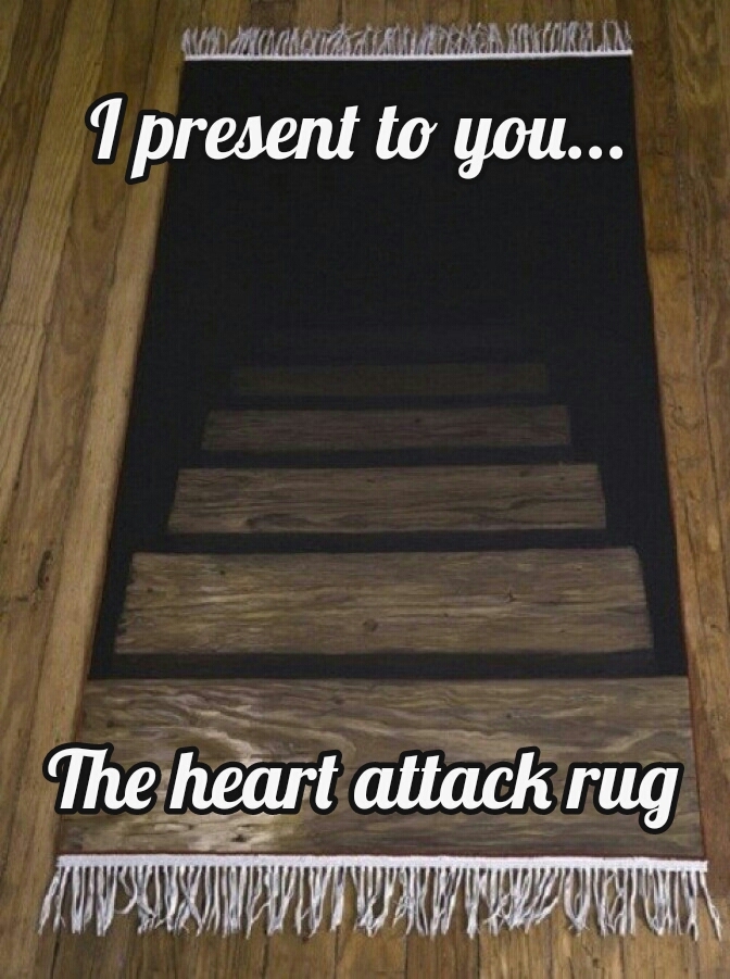This is the floor mat you see on the doorstep of Hell - meme