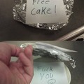 Free cake 