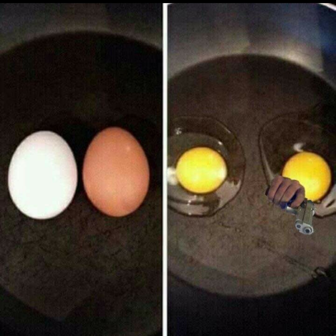 Los huevos se los robó un - meme