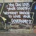 Especially not loving your government
