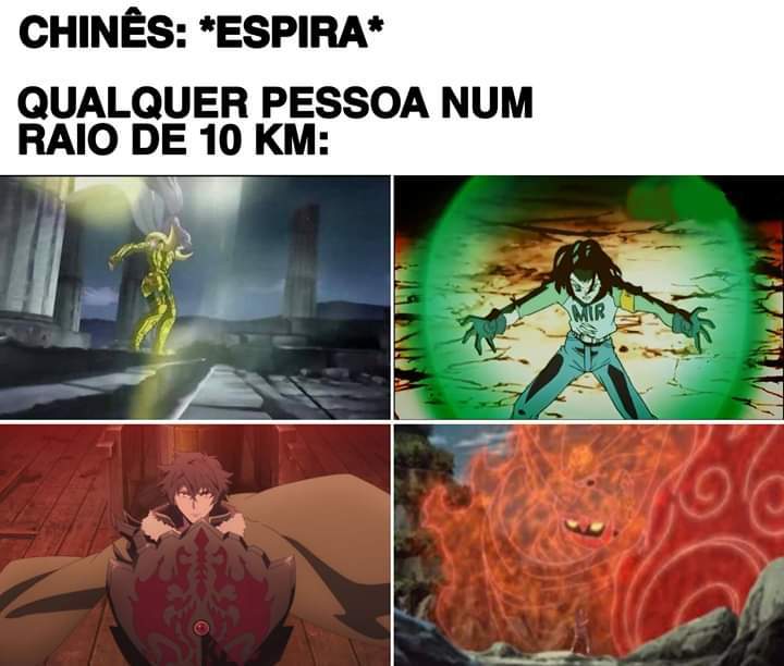 Estou falta de ar - meme