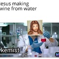 What about wine to water