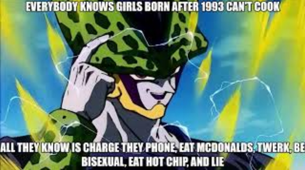 Perfect Cell be spitting perfect F  A  X  :pukecereal: - meme