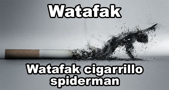 Watafak cigarrillo spiderman - meme