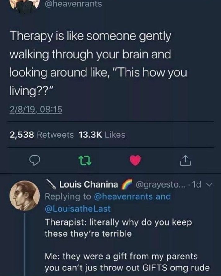 Therapy - meme