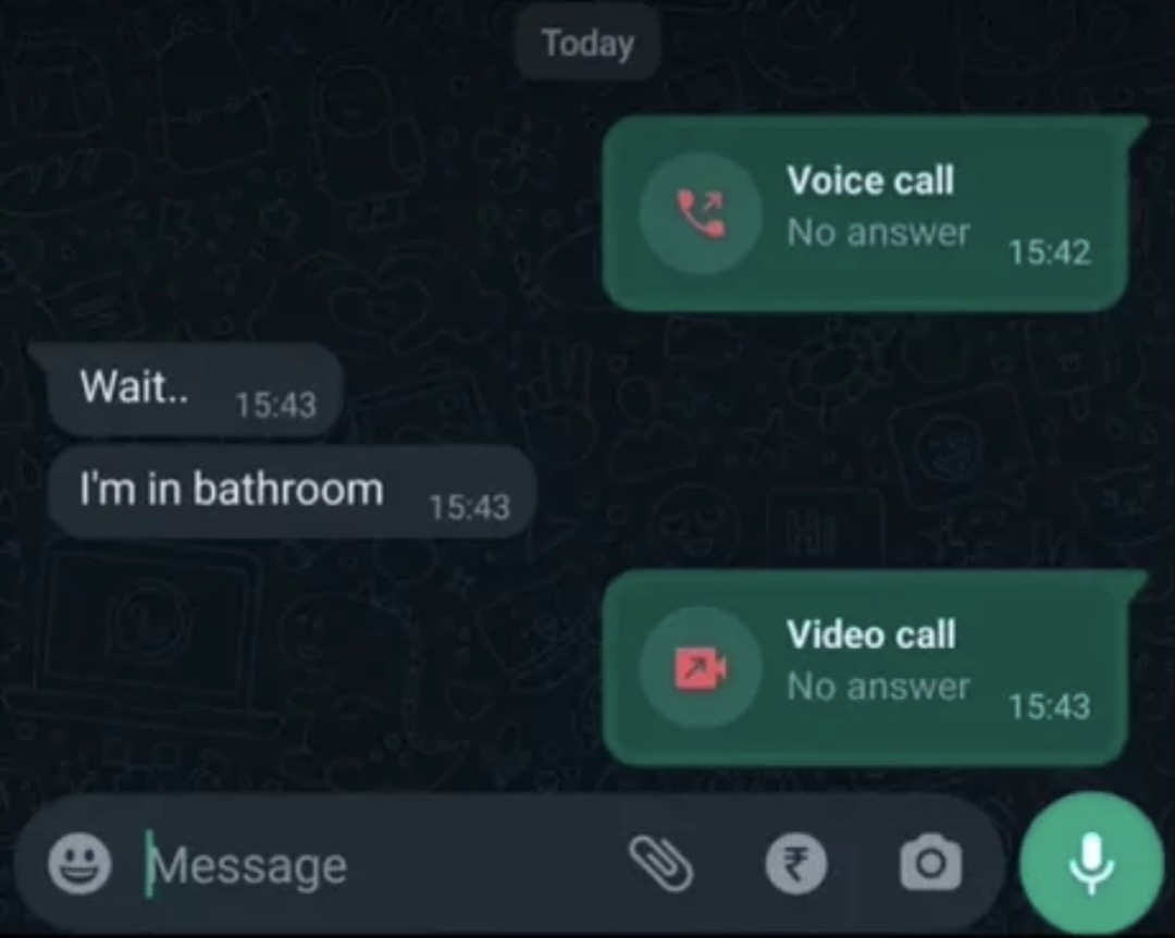 My average chat with bro - meme