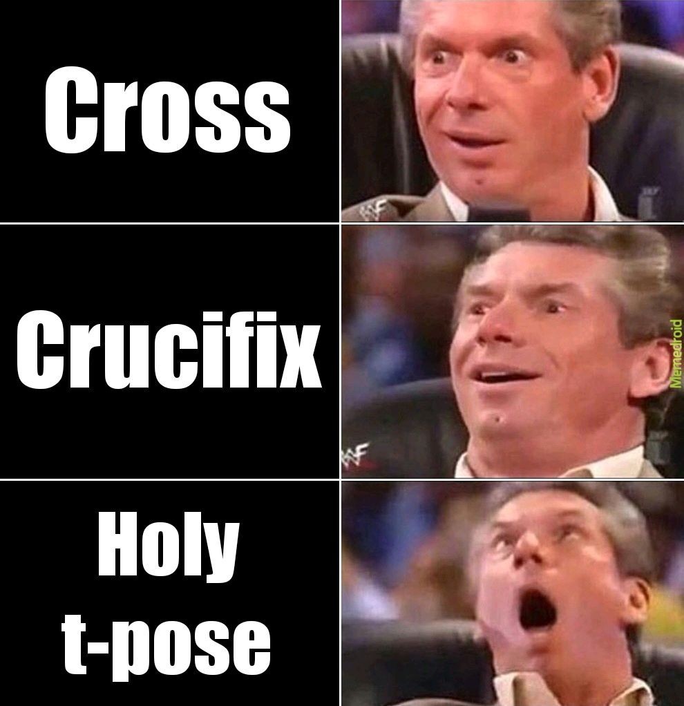 Stages of holyness - meme