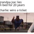 grandpa joe lazy as ever