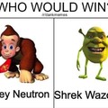 Shrek Wazowski ns Donkey Neutron