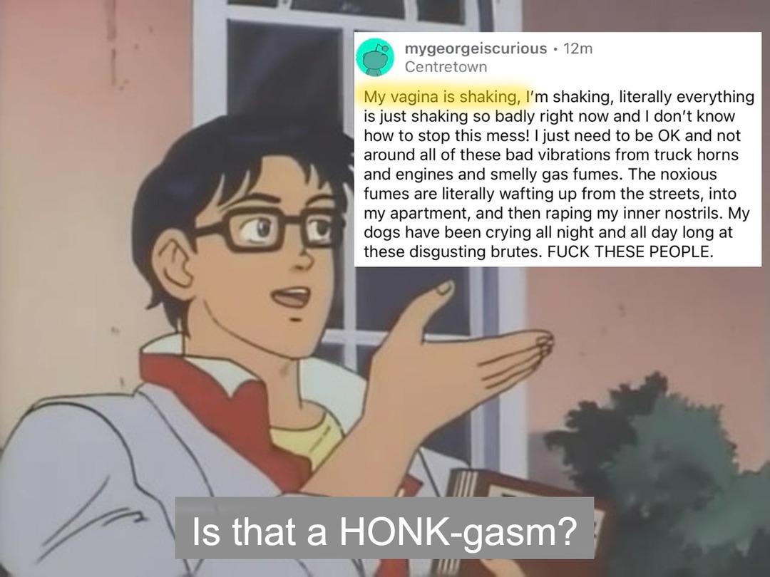 Is that a HONK-gasm?  - meme