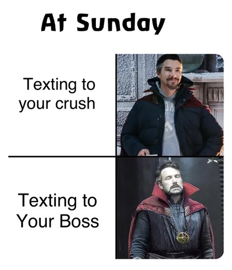 Sundays be like - meme
