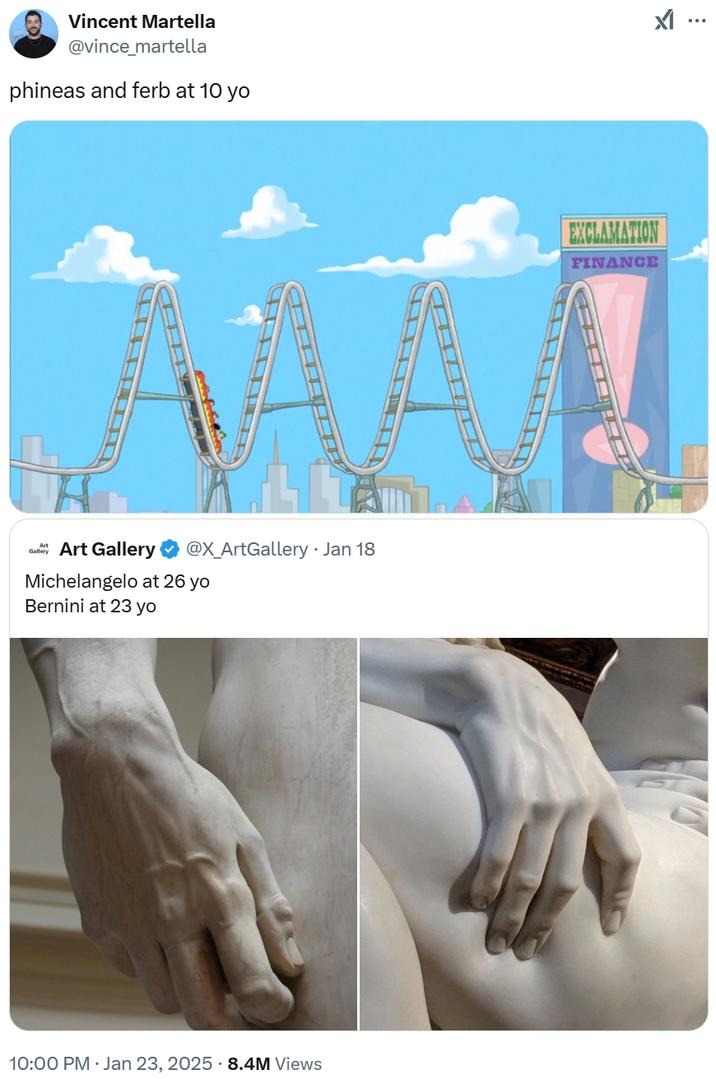Michelangelo at 26yo meme