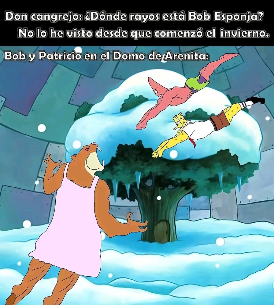Se filtro el nuevo cap de Bob Esponja - meme