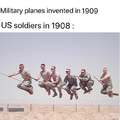 Military planes invented in 1909